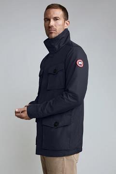 Chamarras Canada Goose Hombre México - Stanhope Rompevientos Azul Marino IE8965130